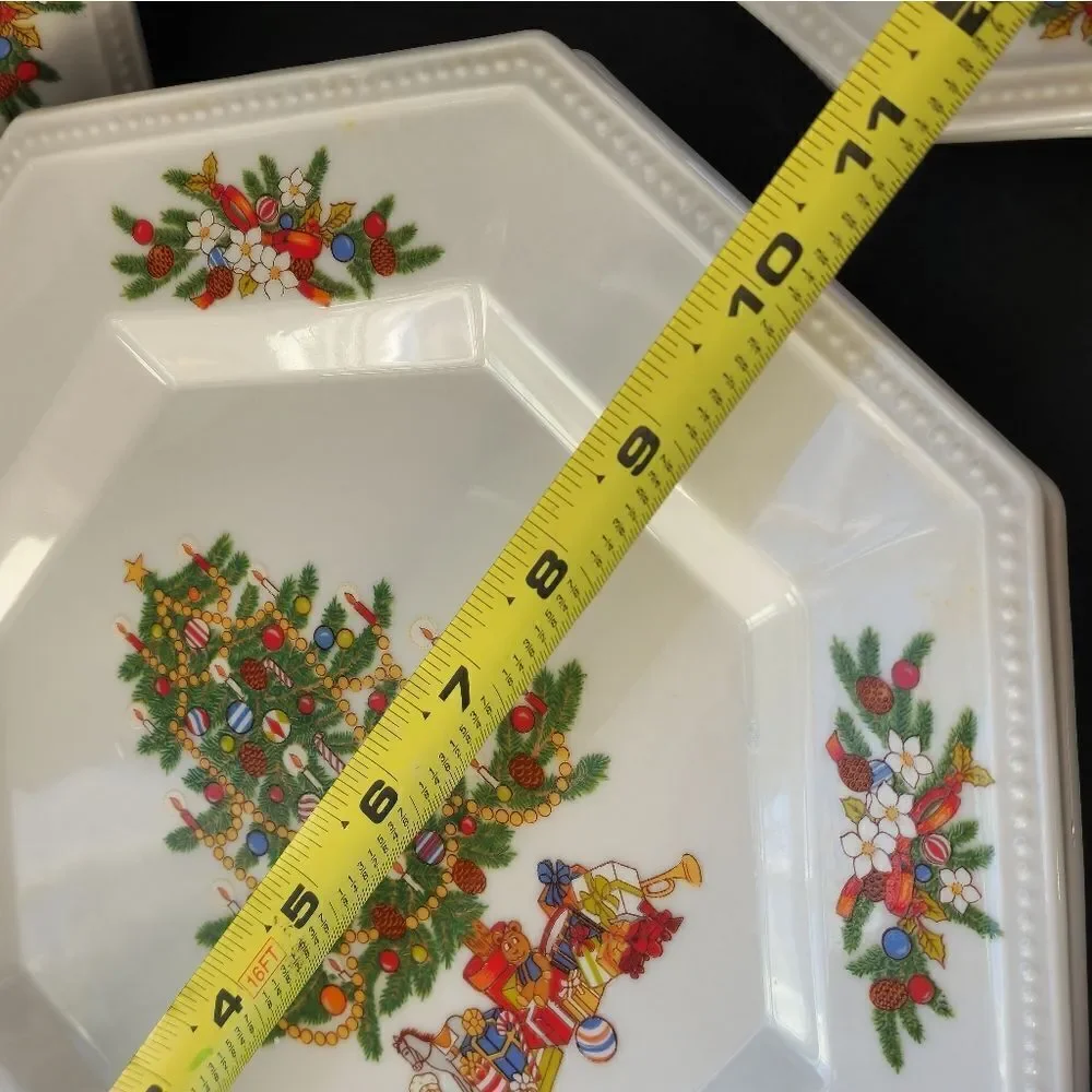 Vintage Fairfield peace on earth 8 peice christmas china set